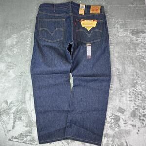 Vintage Deadstock Levi’s 501 XX Dark Wash Blue Denim Jeans Size W42xL31